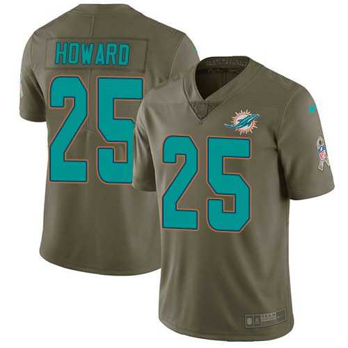 Nike Dolphins 25 Xavien Howard Olive Salute To Service Limited Jersey Dzhi,We sell and wholesale Nike Dolphins 25 Xavien Howard Olive Salute To Service Limited Jersey Dzhi on line form chian!